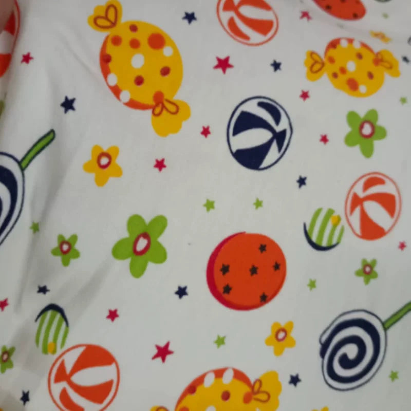 ABDL Pure Cotton Short Sleeved, Shorts Rompers With Open Crotch Button