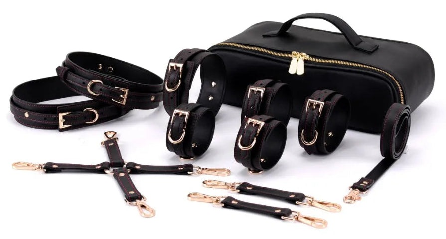 Bondage Sets Luxury PU Leather BDSM Kits