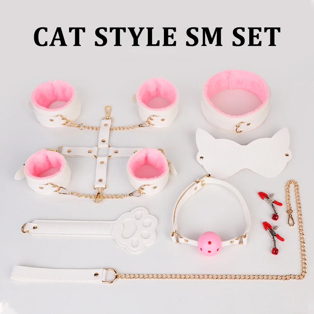 Leather Adjustable Bondage Kits for Couples