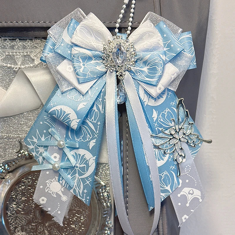 Bow Decoration Anime Pendant DIY Decoration Keychain