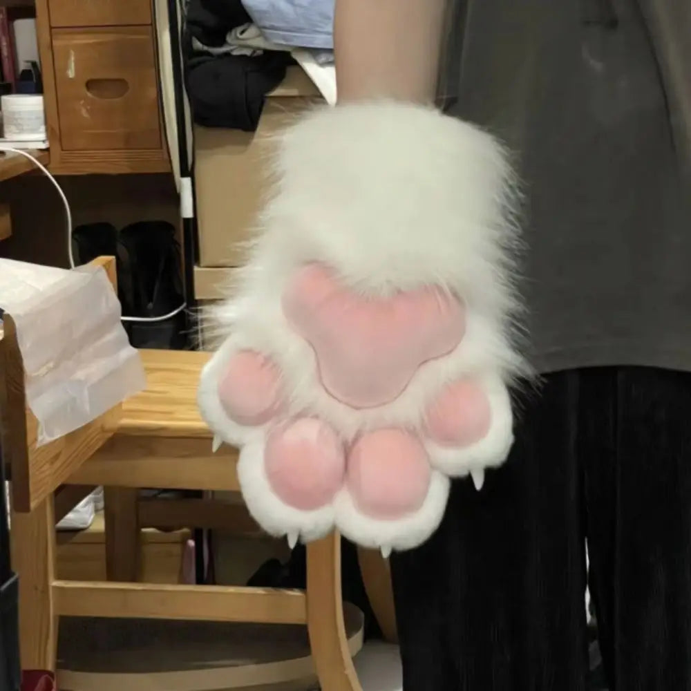 Kawaii Cartoon Cat Paw Gloves