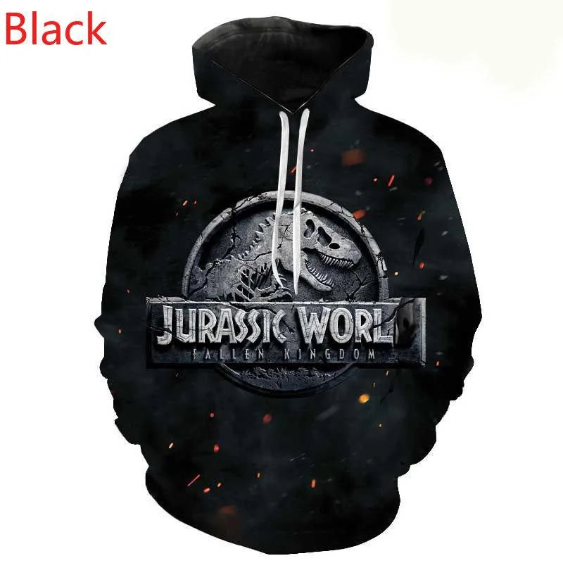 Men and Women Jurassic Park 3d Printing Hoodie Sweatshirt Fashion Casual Hoodie Pullover Harajuku Movie Tops