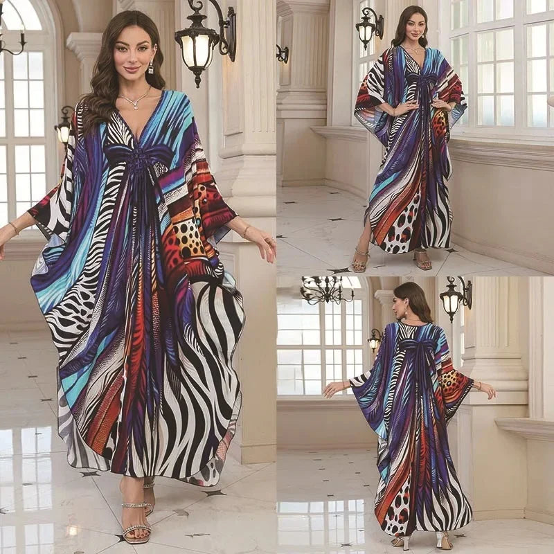 Women's Cotton Beach Dress Loose Long Robe Bikini Cover up