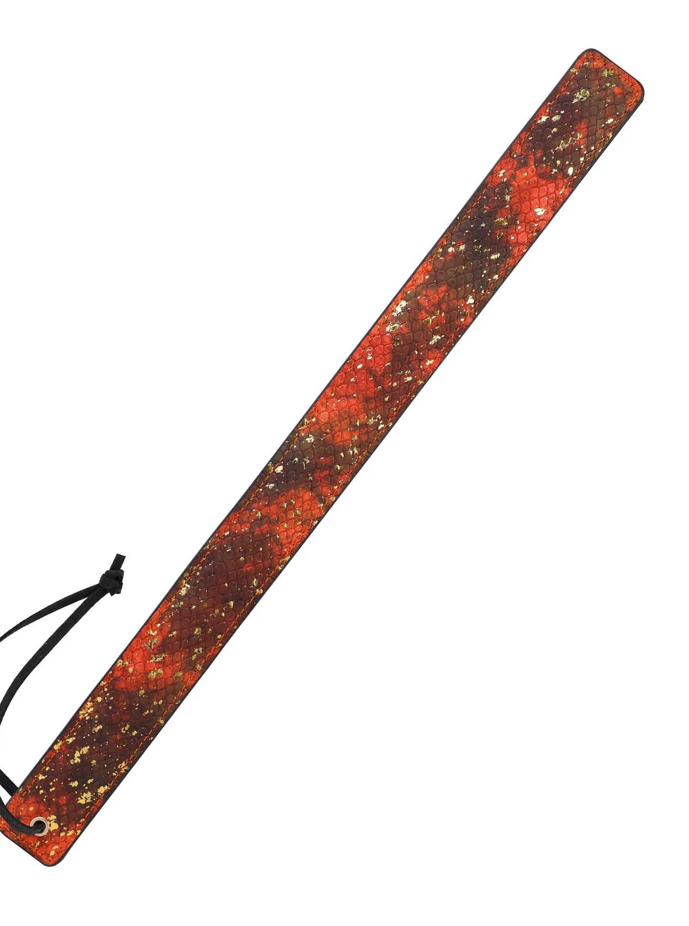 PU Leather Spanking Paddle for Couples, Bondage Paddle with Dragon Scale Pattern