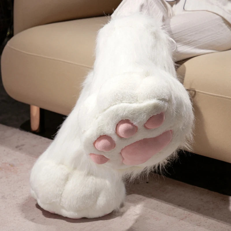 Kawaii Plush Furry Cat Gloves/ Furry Bird Wings or Furry Fox Paws