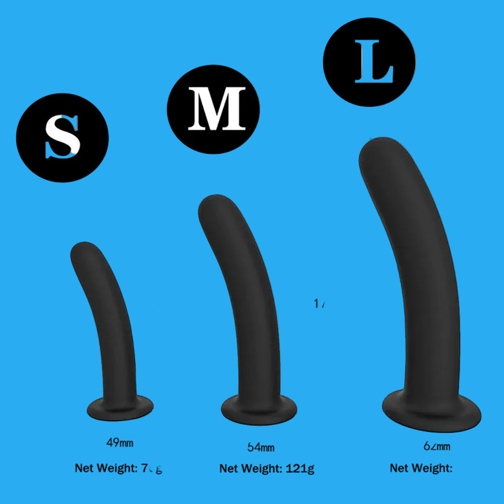 Adjustable Silicone Strap On Dildo Harness Set S M L