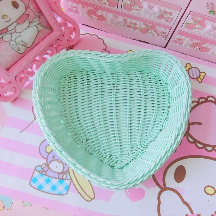 Love Heart Shape Sweet Colour Basket
