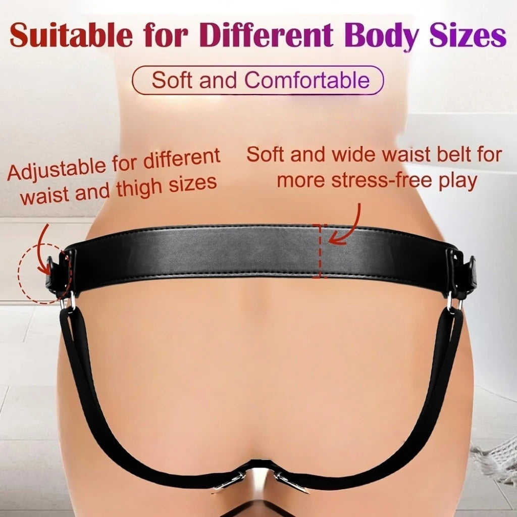 Strap On Harness Adjustable PU Leather Harness Belt