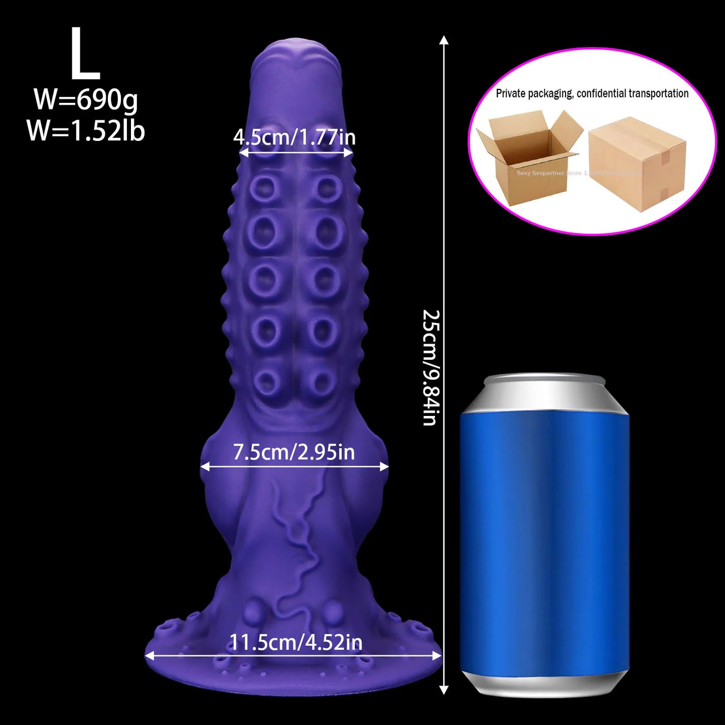 4 size Alien Tentacle Dildo Large Anal Plug Dilatator anal Butt Plug Suction Cup Anal Stimulation butplug Sex Toys for women men