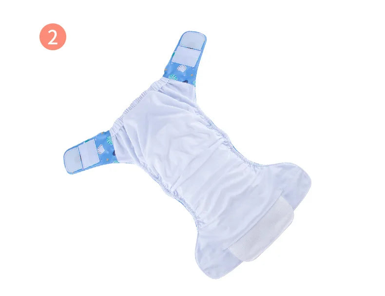 2PCS Adult Cloth Diaper Pants Reusable