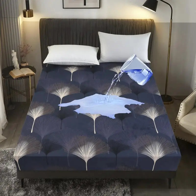 Kuup-Polyester 360° waterproof Cartoon Fitted Sheet Only(no pillowcase)