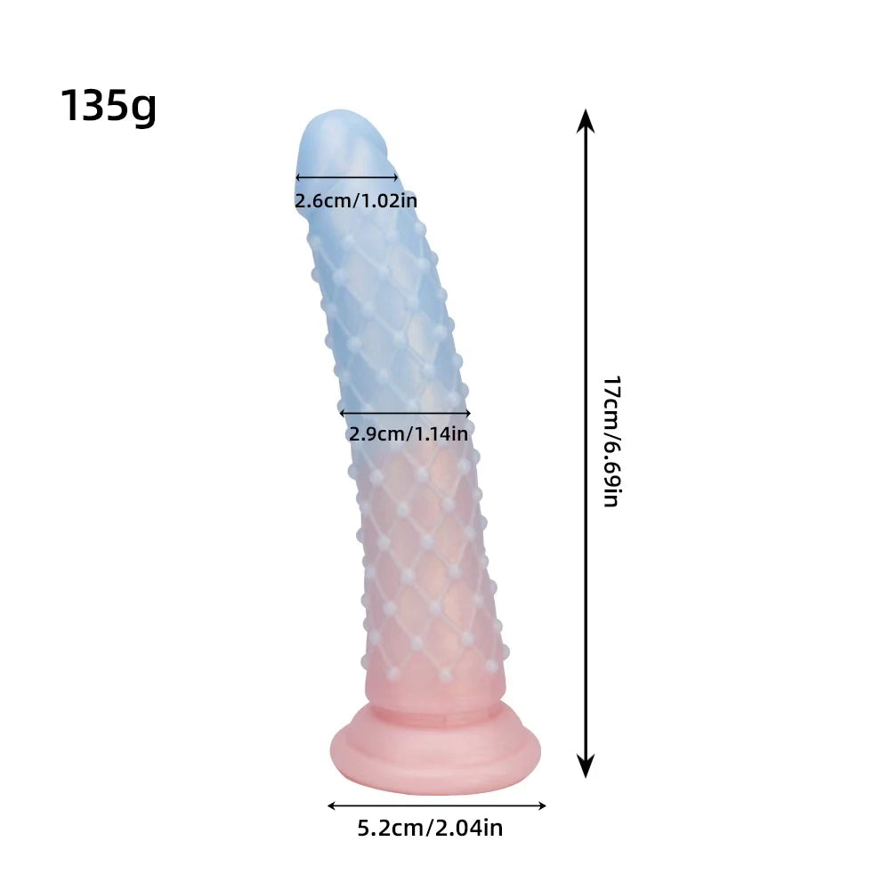 Dildo Anal Plug Ripple Butt Prostate Massager 18+