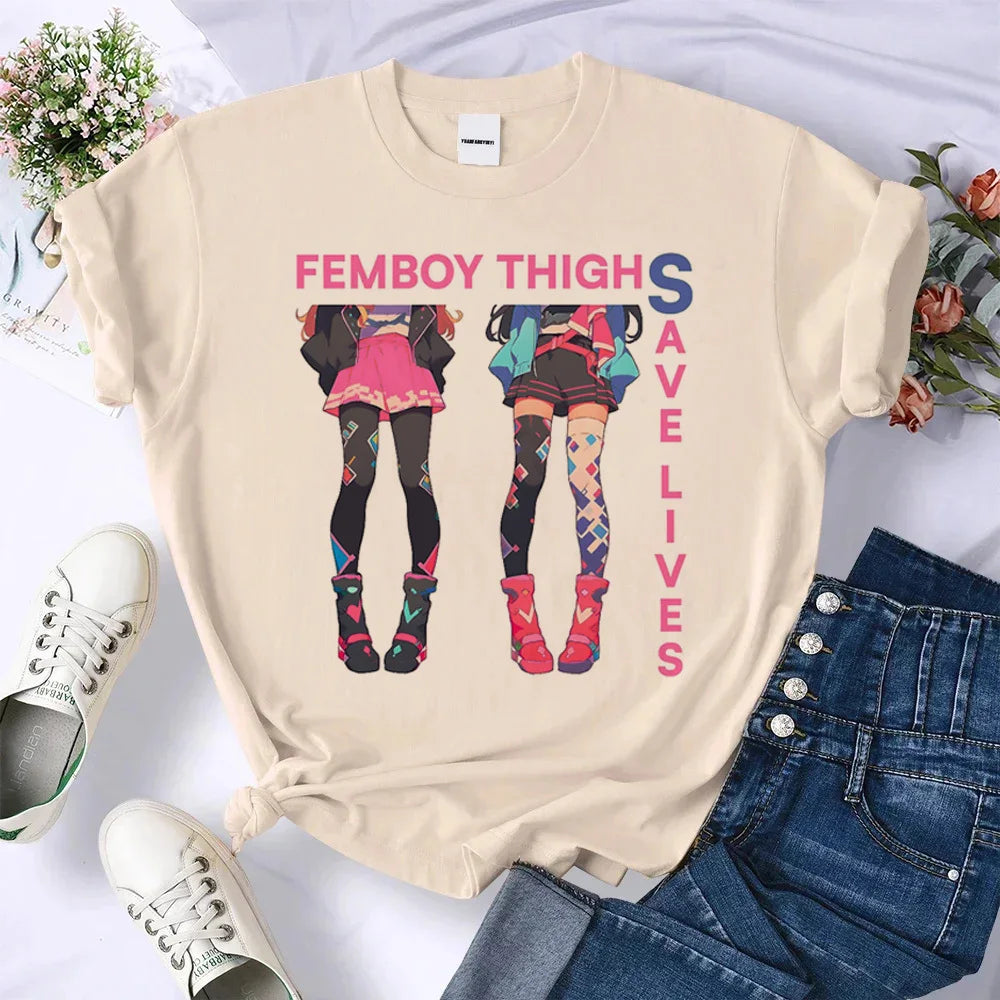 Femboy Shirt Psychedelic Retro Grunge Pastel Tees
