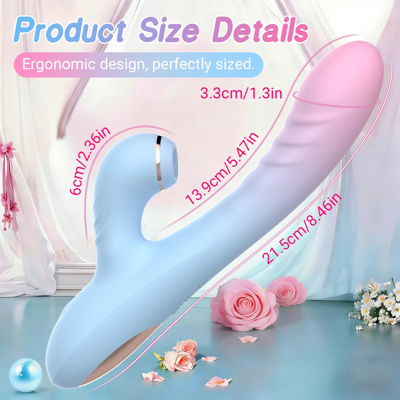 Dildo Vibrator Sucking Vacuum Stimulator For Female