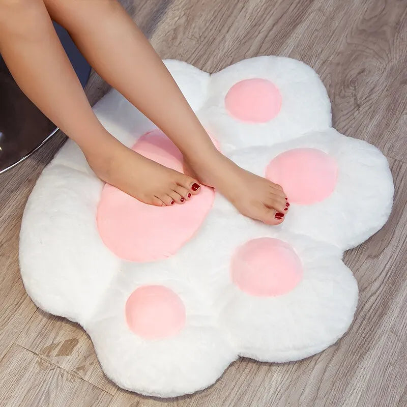 70x60cm Kawaii Cat Paw Stuffed Floor Cushion Chair