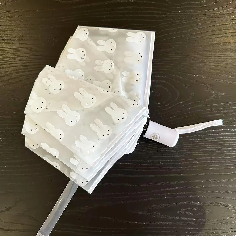 Cute Miffy Frosted Transparent Umbrella