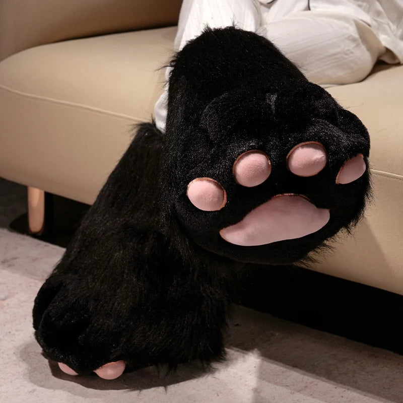Kawaii Plush Furry Cat Gloves/ Furry Bird Wings or Furry Fox Paws