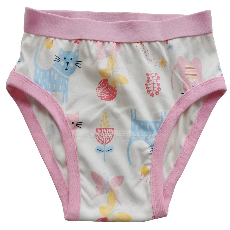 Pink Cat Cotton Panties