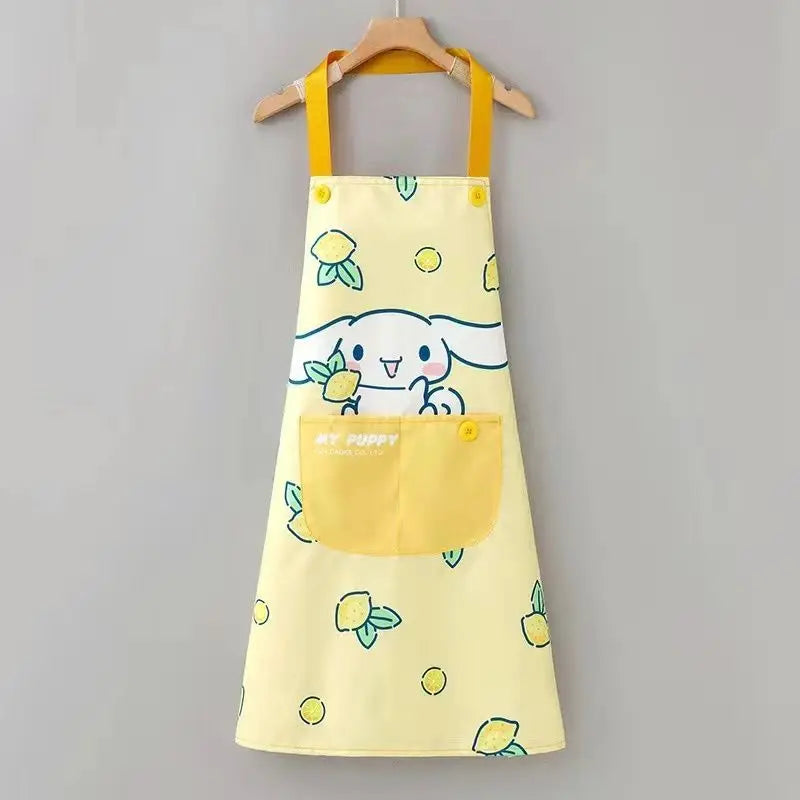 Sanrio Hello Kitty or Cinnamoroll Cute Waterproof and Oil-Resistant, Stain-Resistant Kitchen apron