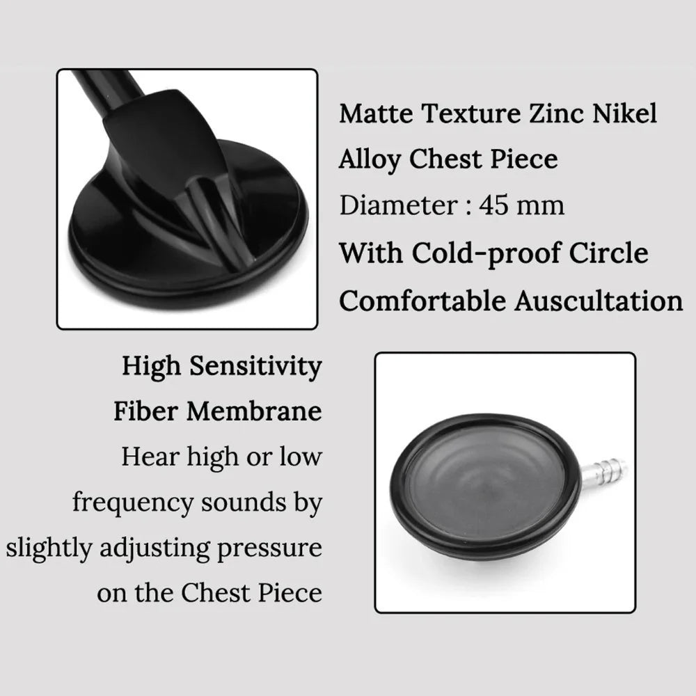Doctor Stethoscope Professional Medical Equipment Device Black & White