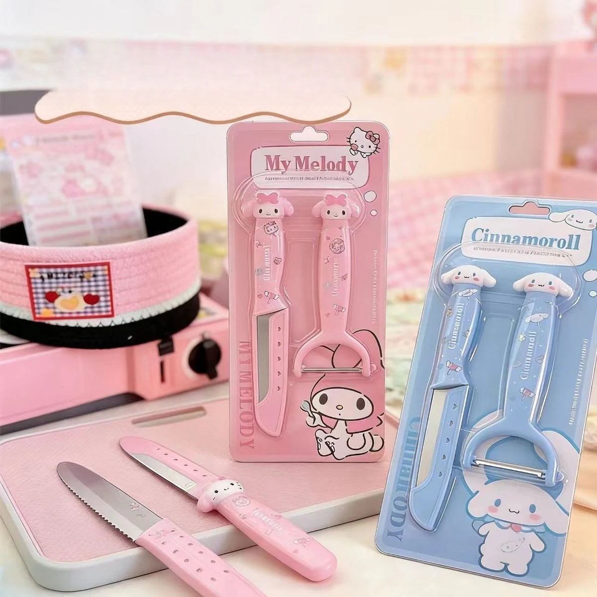 Kawaii HelloKitty Kuromi Peel Fruit Use Cute Sanrio
