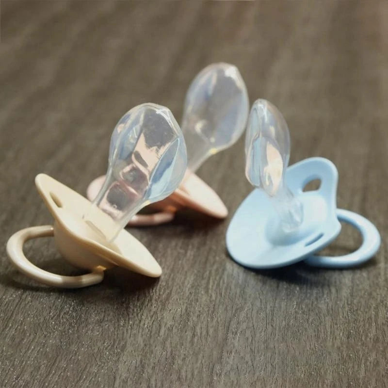 Silicone Adult Soother Pacifier Neutral Color Ergonomic Dummy Pacifier