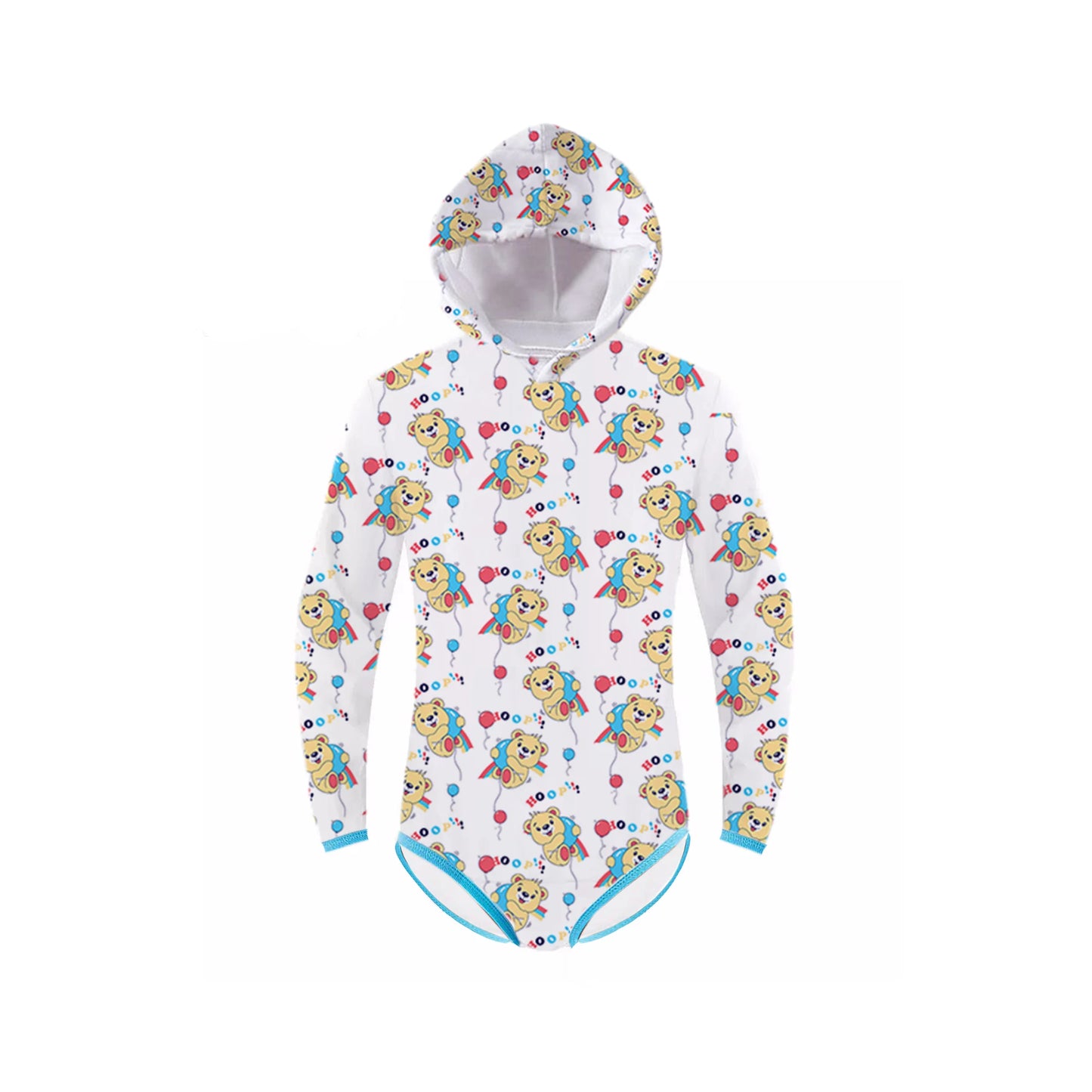 ABDL Adult Hoodie Onesie Romper Little Bear