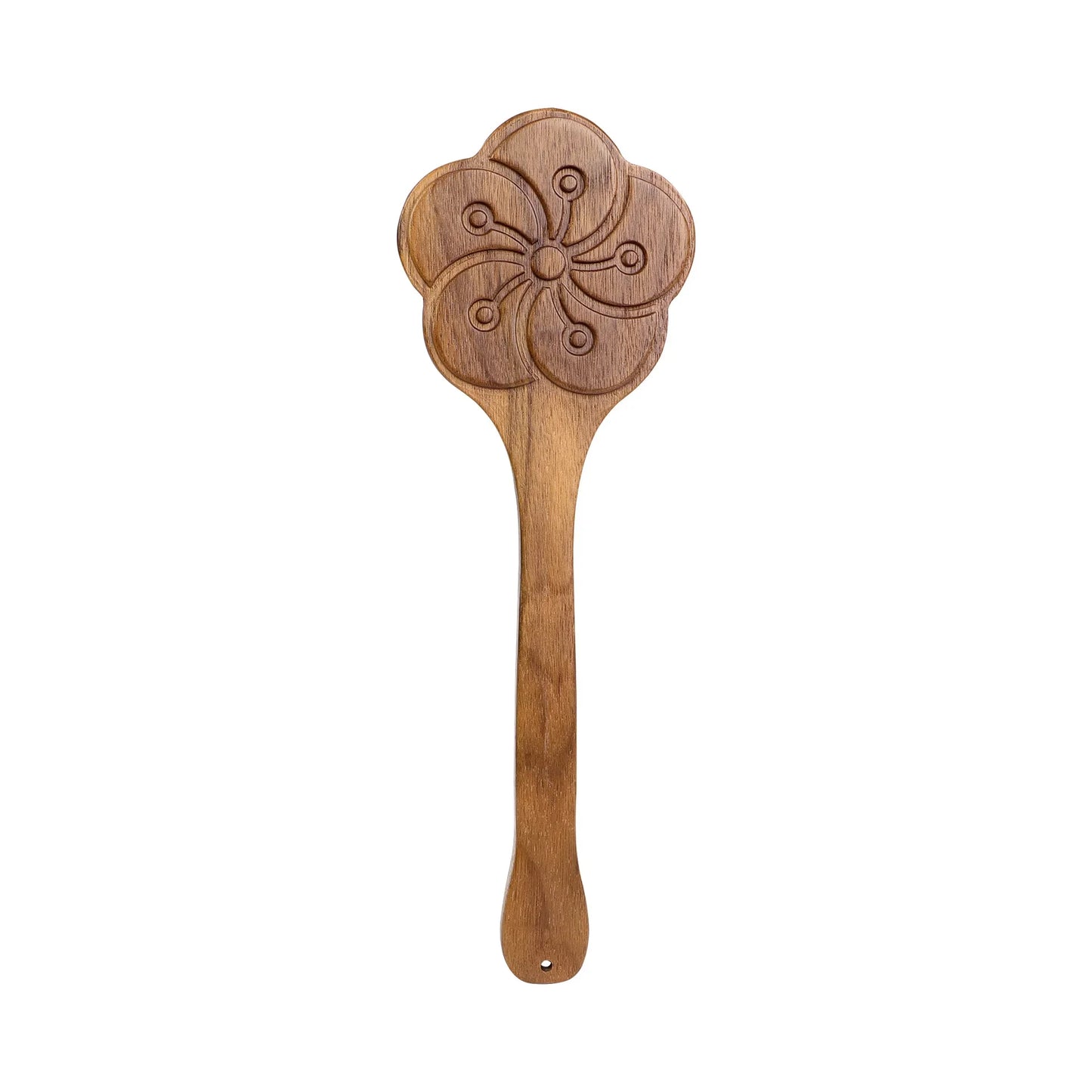 Walnut Wood Cat Paw Flower Spanking Paddle Bondage Restraints