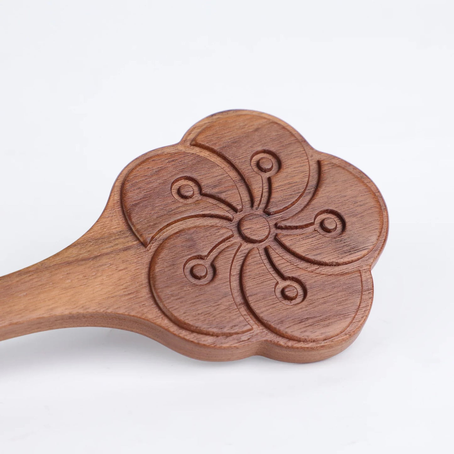 Walnut Wood Cat Paw Flower Spanking Paddle Bondage Restraints