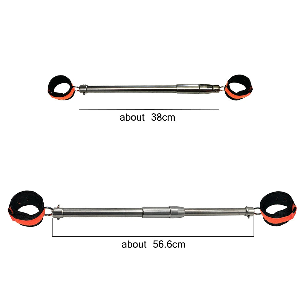 Stainless Steel Spreader Bar for Adult Restraint BDSM Bondage