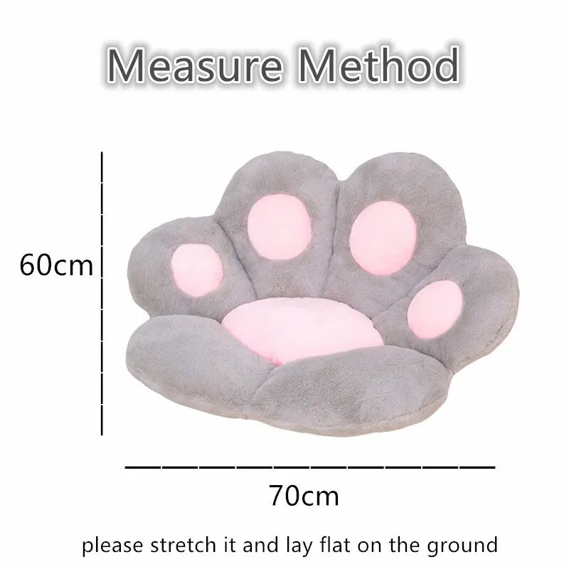 70x60cm Kawaii Cat Paw Stuffed Floor Cushion Chair