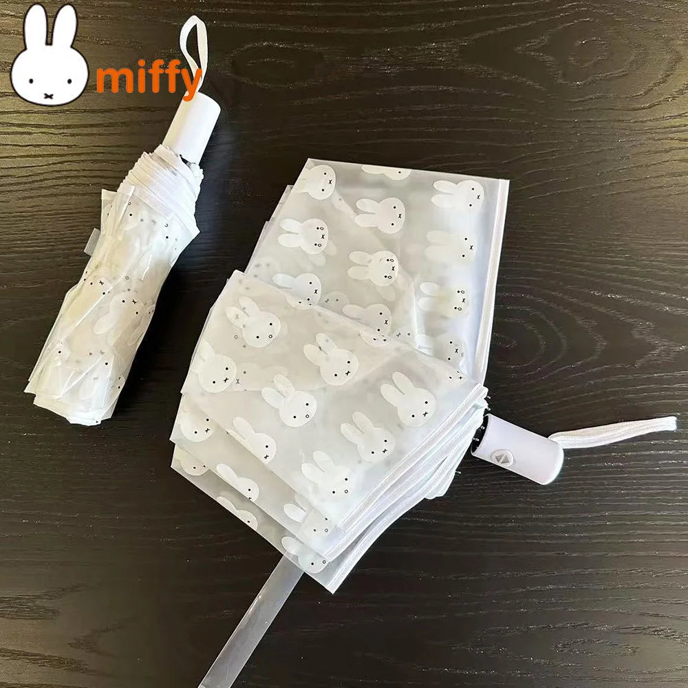 Cute Miffy Frosted Transparent Umbrella