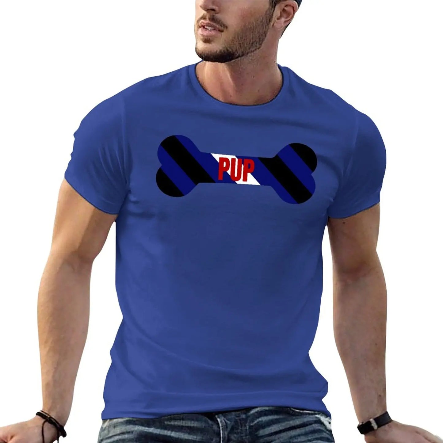 Red Pup Pride Bone T-Shirt quick drying shirt
