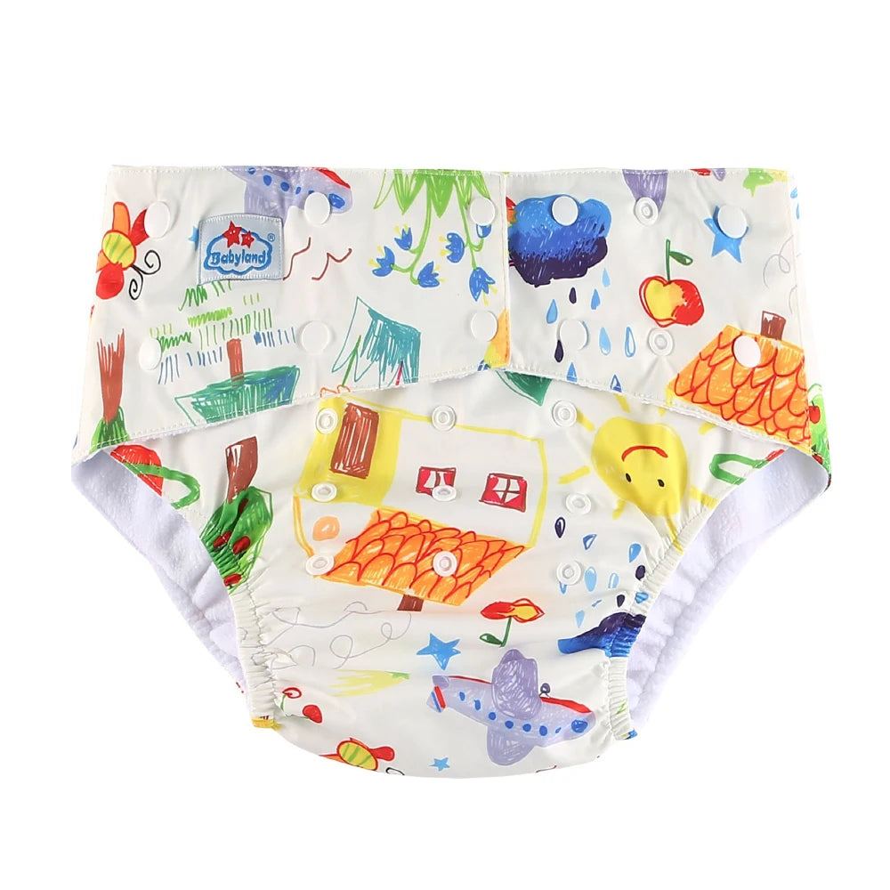 Cloth Adult Diaper Good Absorption Breathability Waterproof Reusable