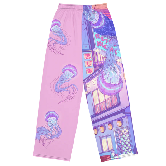 Adult Cyberpunk Dream Harajuku Style Printed Long Pants