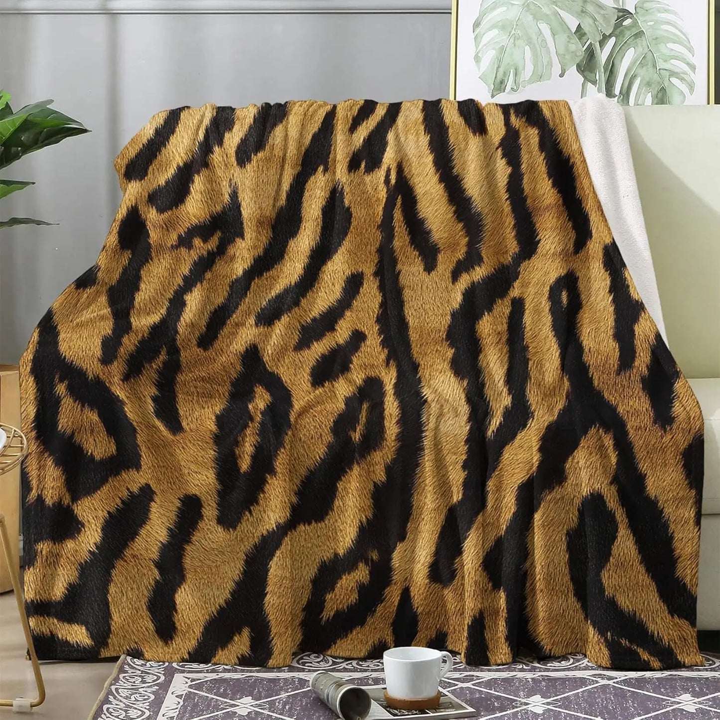 Multi Patterned Fleece Blankets for Couch Bed Sofa- Super Soft