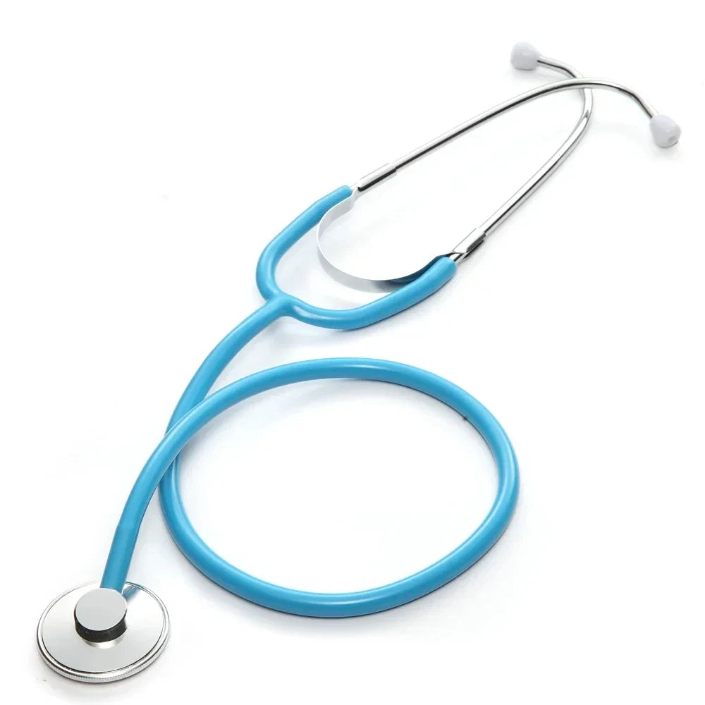 Portable Single Head Stethoscope Professional Medical Equipment Device Student Vet Nurse Clinic
