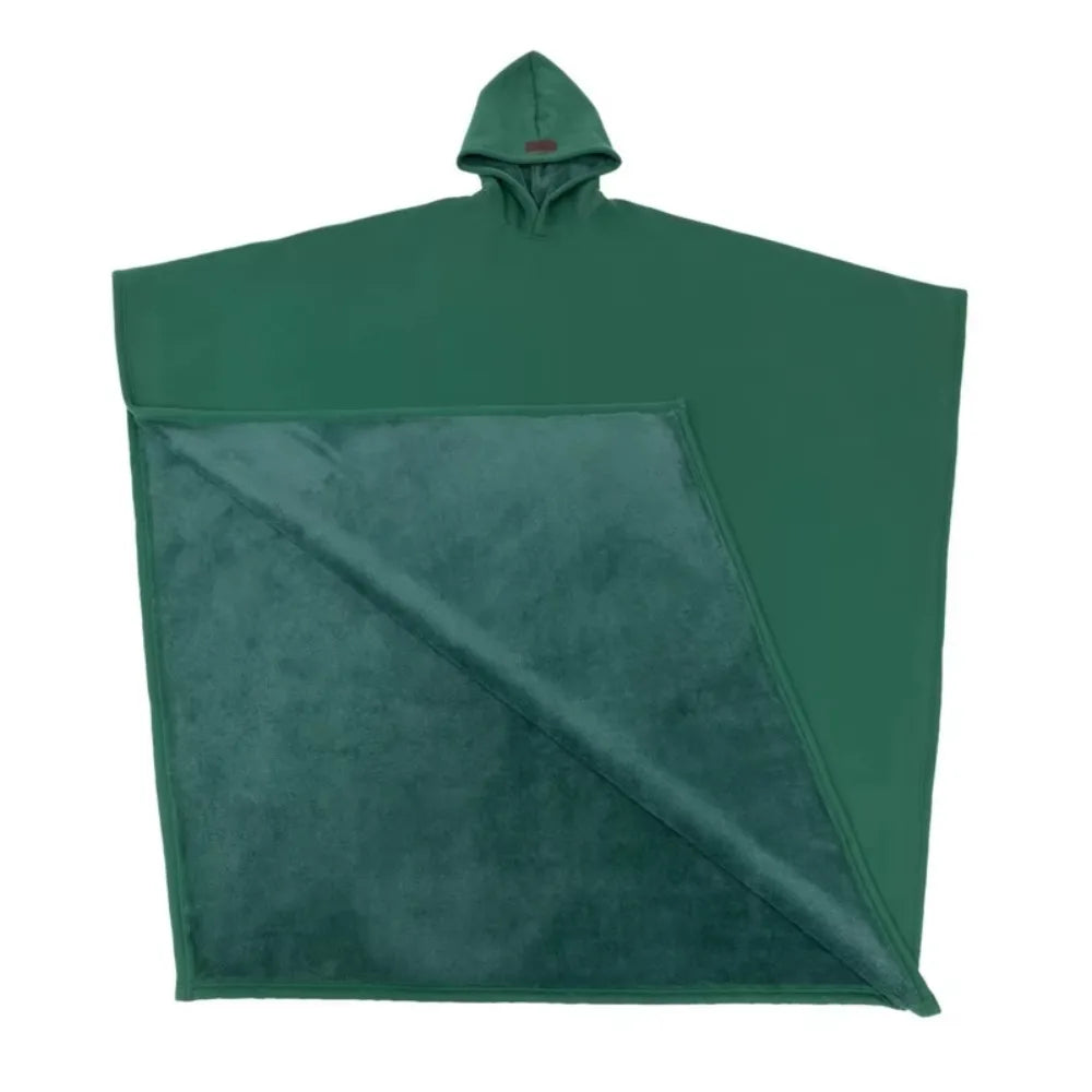 Indio Cloak Hoodie Blanket Solid Color With Hat