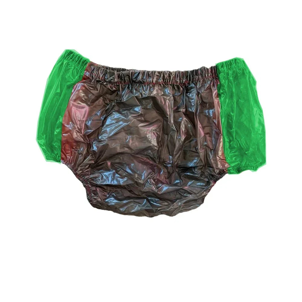 Unisex Sissy Panties Diaper Cover Plastic Clear PVC Up too 7XL