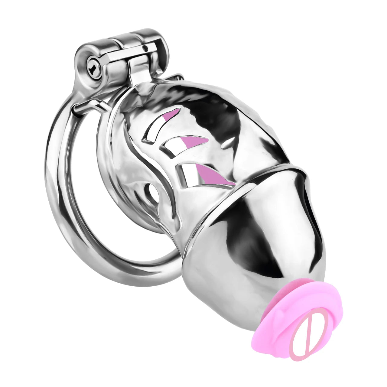 Chastity Cage Belt With Hole Silicone Imitation Plug/Dildo etc