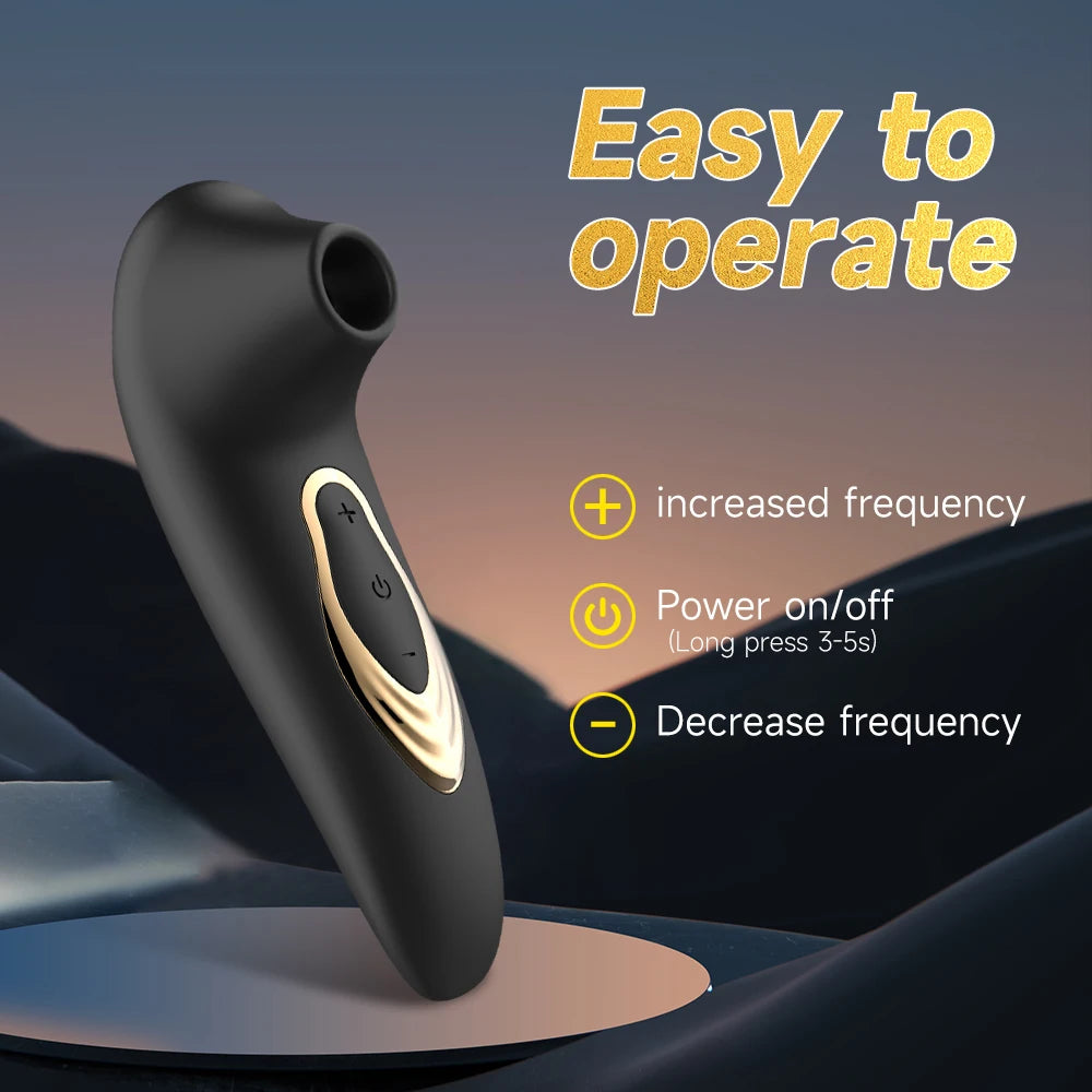 Erotic Female Masturbator/Sucker Vibrator for Nipples, G Spot, Sucking, Sex Toys 18+