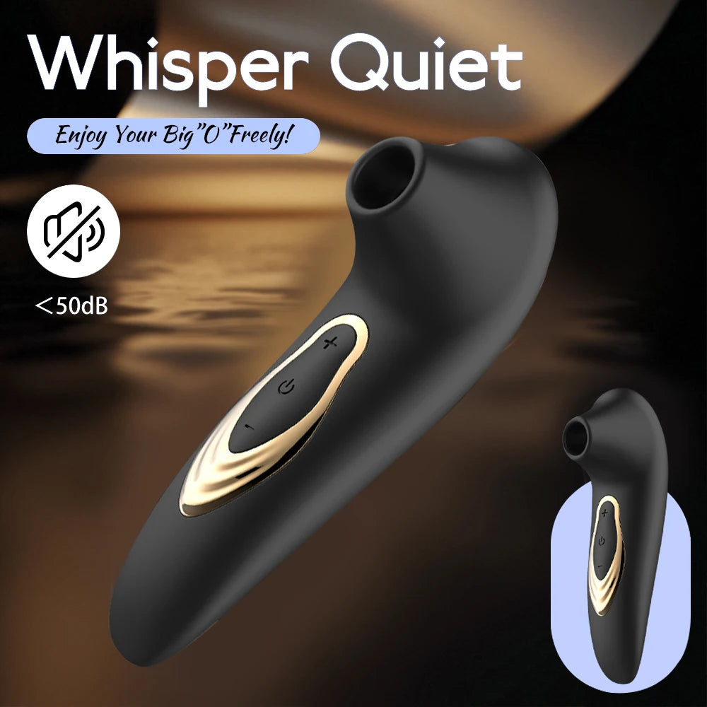 Erotic Female Masturbator/Sucker Vibrator for Nipples, G Spot, Sucking, Sex Toys 18+