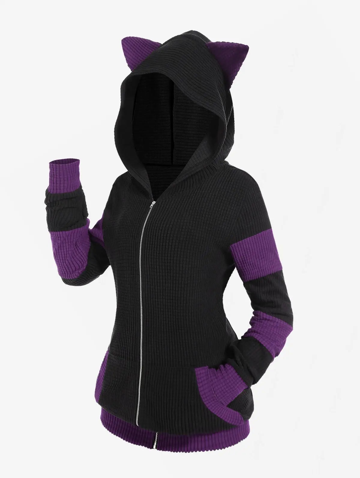 Cute Hooded Cat Ear Jacket