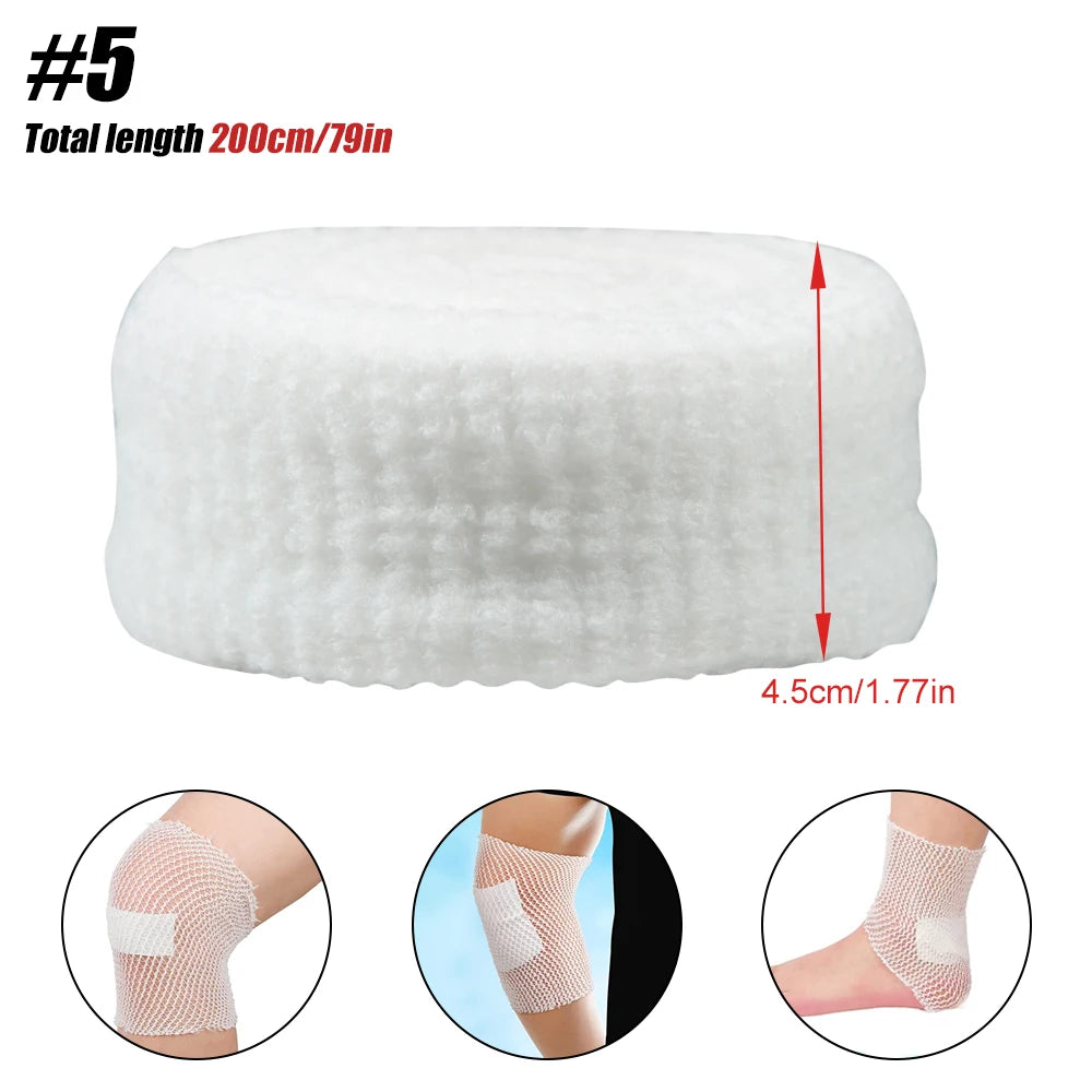 1 Roll Net Tubular Bandages Elastic Mesh Wound Dressing Tubing