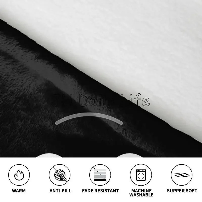 Penguin Wearable Flannel Blanket Hoodie Oversized Hooded Blanket Soft Pullover Sweatshirt Fleece Sherpa Blankets with Pockets