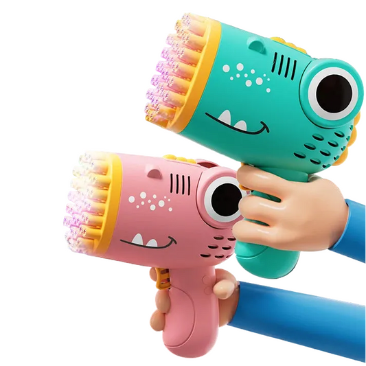 40 Hole Dinosaur Bubble Handheld Bubble Machine