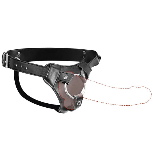 Strap On Harness Adjustable PU Leather Harness Belt