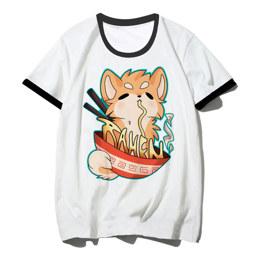 Furry Tee women summer manga comic t-shirts