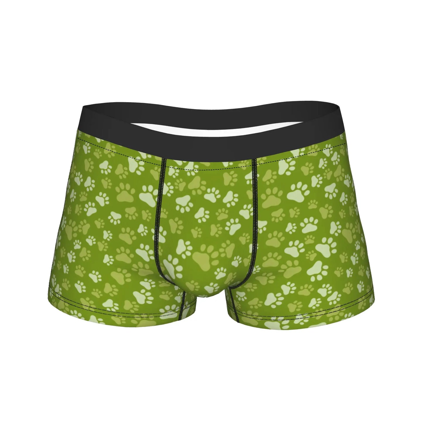 Men's Pet Prints Dog Boxer Briefs Breathable Underpants M-XXL