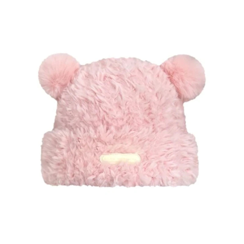 Bear Hat With Furry Ears